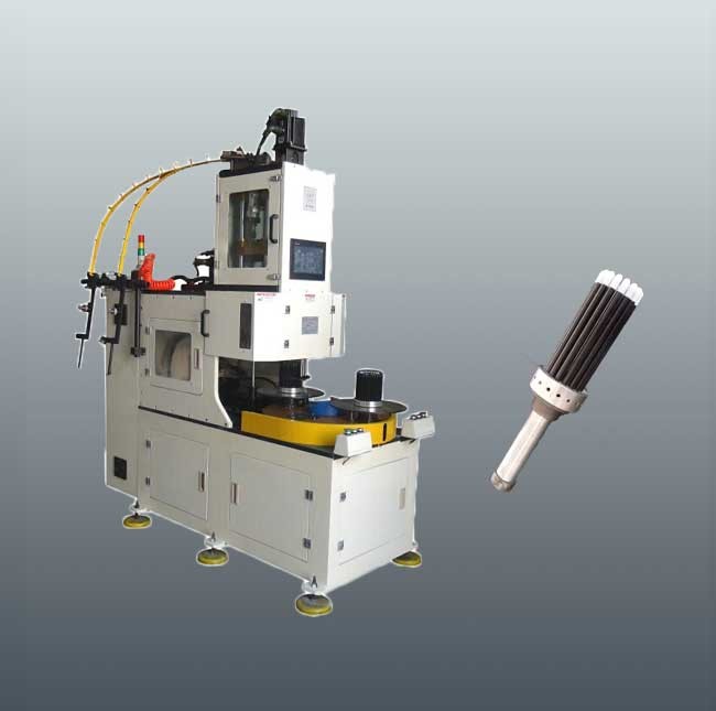 Máquina de enrolamento vertical automática do estator para a produção do enrolamento do motor de fã da tabela